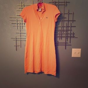 LIKE NEW Lacoste Piqued Polo Dress
